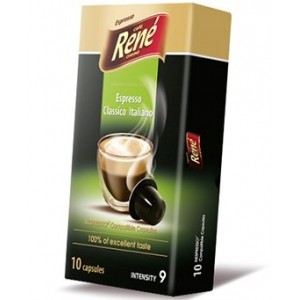 Кофе в капсулах Rene Espresso Classico Italiano, 10 капсул Nespresso