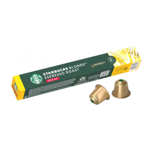 Кофе в капсулах Starbucks Blonde Espresso Decaf, 10 капсул Nespresso