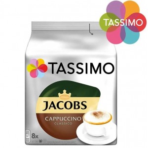 Кофе в капсулах Cappuccino - 8+8 капсул Tassimo