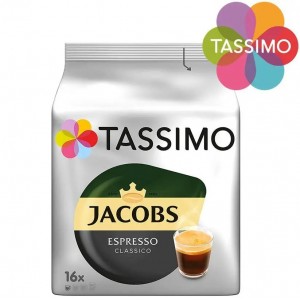 Кава в капсулі Espresso, 1 капсула Tassimo