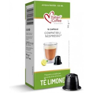 Чай в капсулах со вкусом лимона / Italian Coffee Te Limone, 10 капсул Nespresso