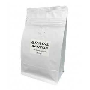 Молотый кофе Арабика Бразилия Сантос, 0.25 кг.