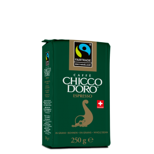 Кофе в зернах Chicco d'Oro Fair Trade Max Havelaar Espresso 0,25 кг.