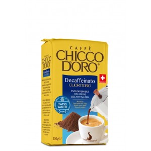Молотый кофе Chicco d'Oro Decaffeinato 0.25 кг