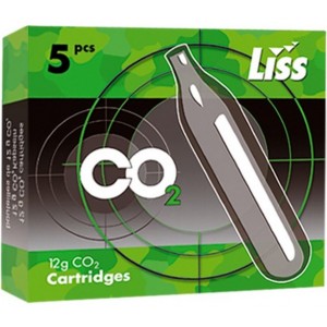 Баллончики CO2 для пневматики 5 шт., LISS