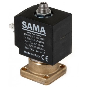 Трьохходовий клапан SAMA на групу кавомашини 220В Ø 1,3 мм