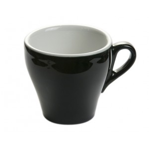 Черная чашка для капучино 162мл Genova