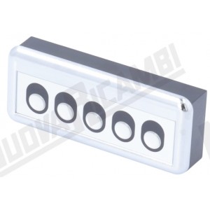 Тачпад для кавомашини BRASILIA, 5 кнопок, моделі PORTOFINO-AGILE-CADETTA (9.9.13.22G)