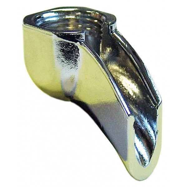 Одинарний носик для холдера професійної кавомашини, різьба 3/8, відкритий, висота 38 мм