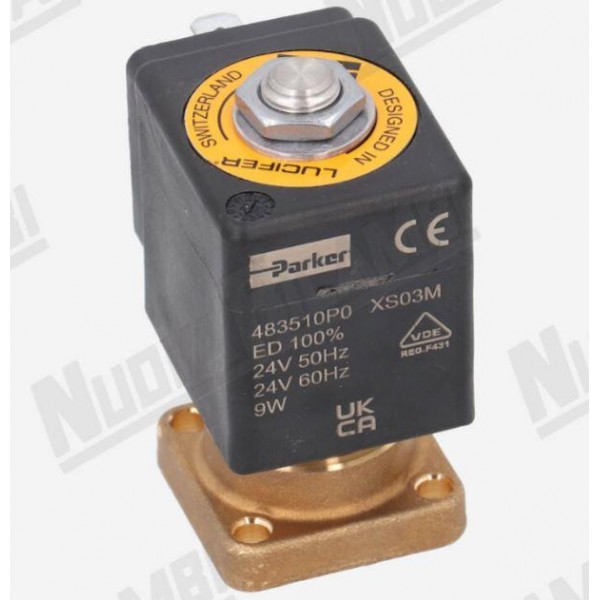 2-ходовий електромагнітний клапан Lucifer - 24В/50 Гц - 9Вт - отв. Ø 2,5мм - вітон