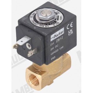 2-х ходовий електромагнітний клапан Parker ZB12 - 1/4 - 24В - постійний струм + - DC