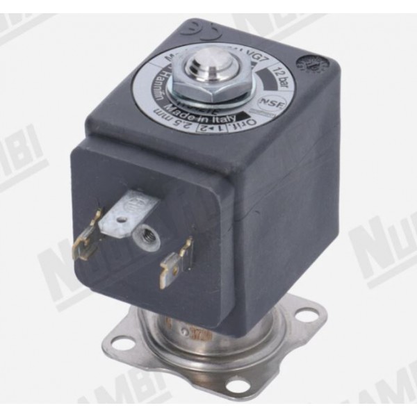 2-ходовий електромагнітний клапан з нержавіючої сталі LUCIFER 24В - 9Вт - Ø 2,5 - рубін (серія LIQUIPURE)