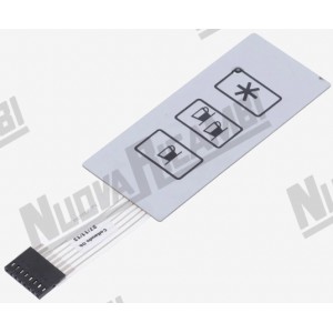 Мембрана, тачпад на 3 кнопки для кофемашины LA PAVONI, 8 пин