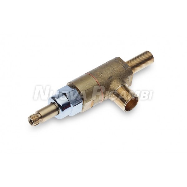 Кран пар/вода 1/4M-3/8M для кавоварки BEZZERA ELLISSE (Ø 12 мм для шарніра стімера)