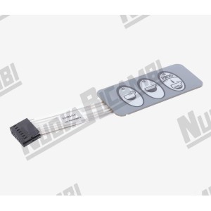 Мембранная сенсорная панель на 3 кнопки - 3 диода - 7+7 пин - для кофемашины BEZZERA ( 5660517 )