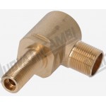 Основа крана пари/води (Ø 15 мм отвір для шарніра стімера) - BEZZERA