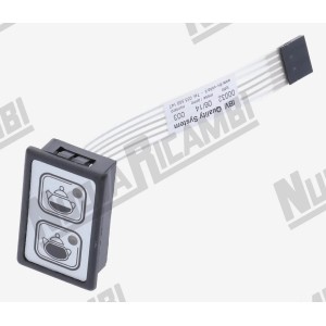 Тачпад для кофемашины CARIMALI SYSTEMA, 2 кнопки,  2 диода, 6 пин, оригинал