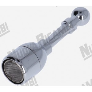 Хромированная трубка подачи кипятка в кофемашине  Ø 8мм - д. 90мм - ELEKTRA / LA SPAZIALE