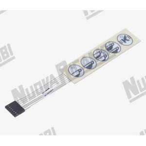 Мембрана тачпада на 5 кнопок - 7 пін - для кавоварки ELEKTRA